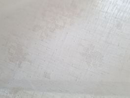 Stoff weiss mit Muster Baumwolle 175 x 130 cm