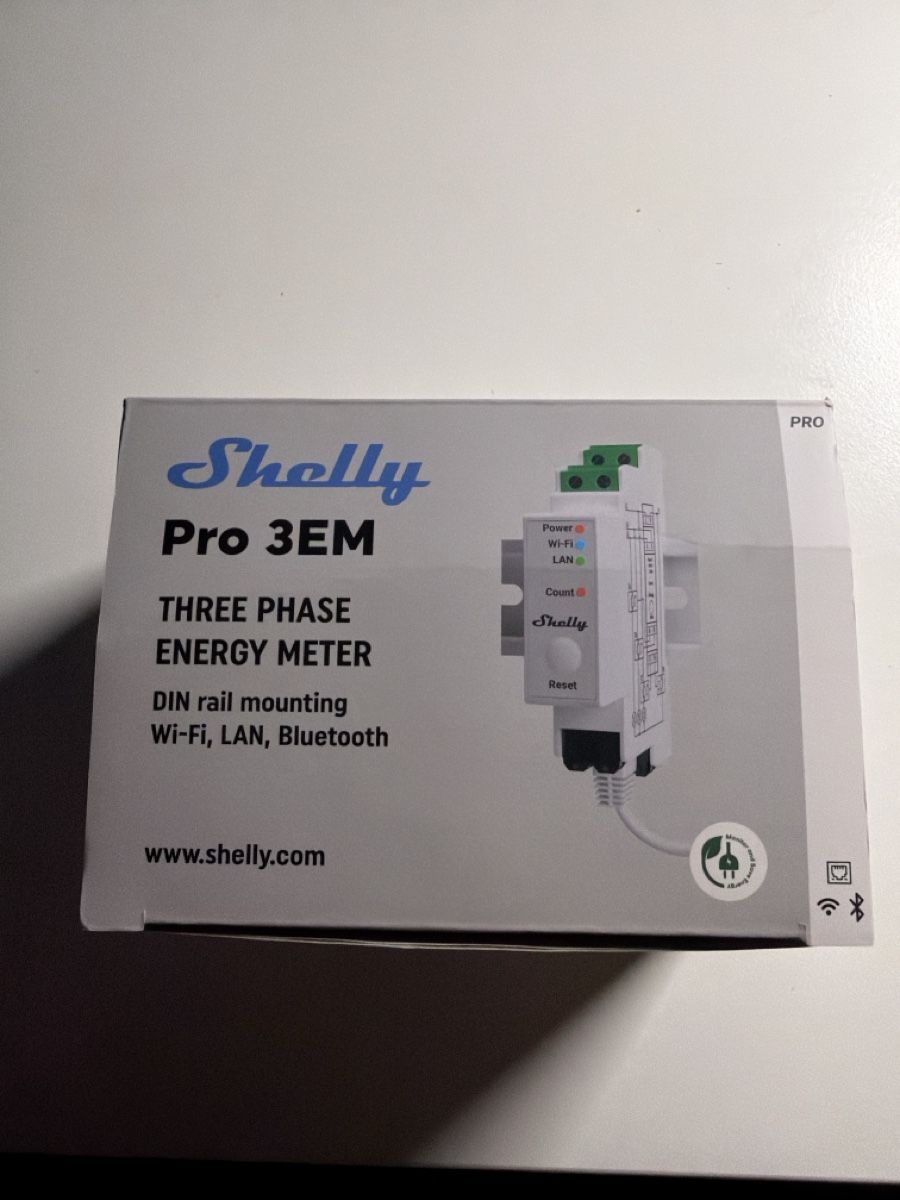 Shelly Componenti elettronici: Shelly Pro 3EM Three Phase Energy Meter DIN Rail New – Nuovo (secondo la descrizione) da Auw venduto da 0pen5pace