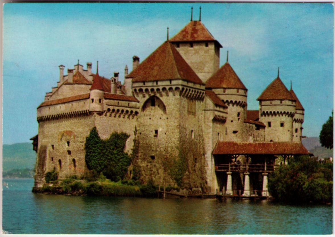 Ansichtskarten: Montreux - Château de Chillon – Gebraucht aus Binningen von Mountainrider