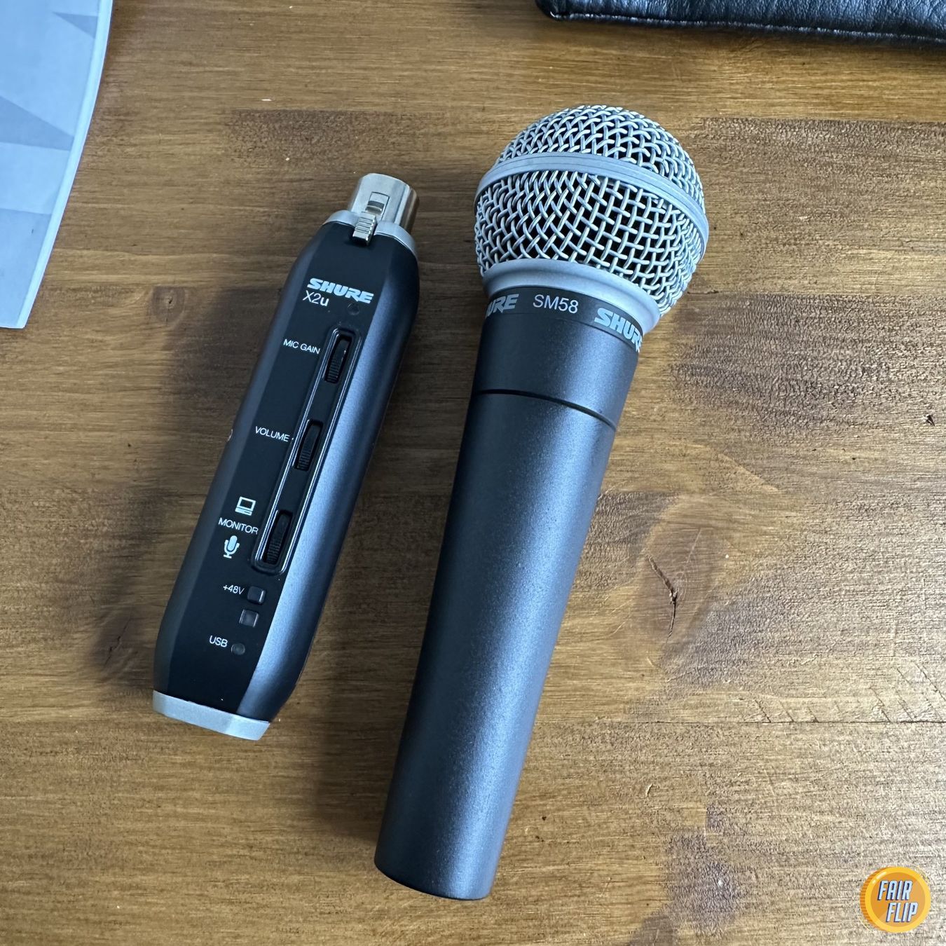 Shure Microfoni: Shure SM58 + X2u USB Digital Bundle Mikrofon Set – Usato da Luzern venduto da fairflip 1