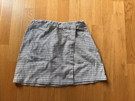 SUBDUED, Minirock, Gr.S,Kariert blau/schwarz/weiss