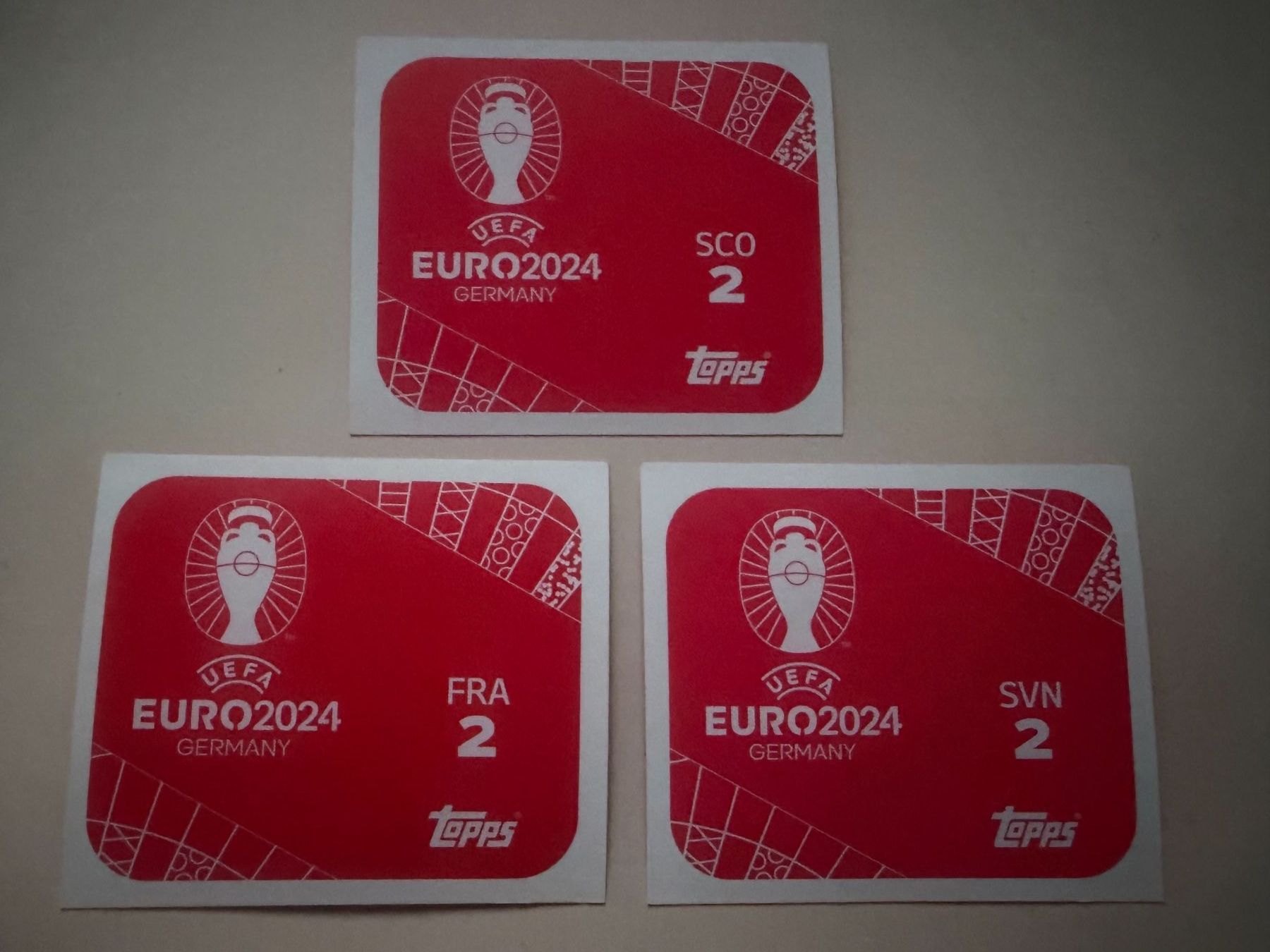 Topps Sammelbilder & Trading cards: TOPPS EM 2024 / 3 x FOIL topps "2" – Gebraucht aus Tegerfelden von siebenmacky 1