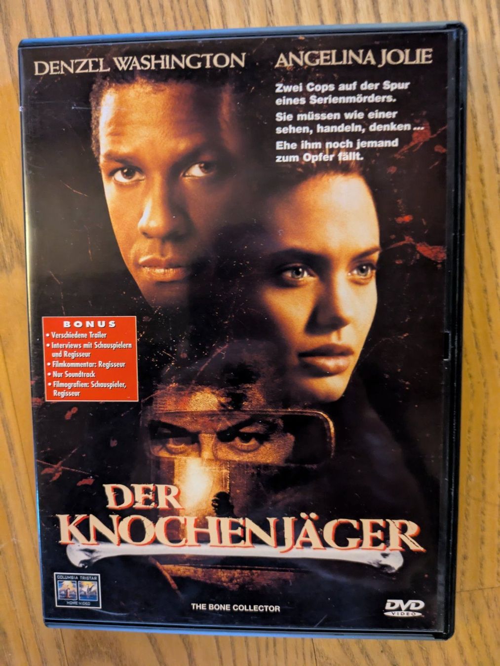 Tutti i DVDs: DVD: "Der Knochenjäger" (mit Denzel Washington) – Usato da Männedorf venduto da Pacer19