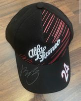 Unterschrift Zhoe F1 Fahrer Cap Alfa Romeo F1