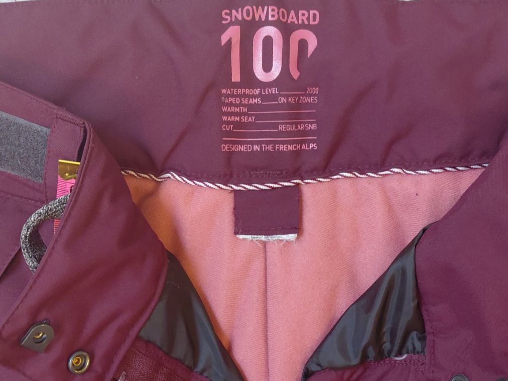 Pantalons: Snowboardhose - SNB 100, Bordeauxrot – D'occasion à Niederneunforn par wip_dmq9 3