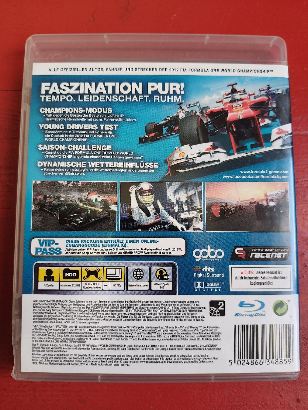 Sony Giochi: F1 2012 PlayStation 3  – Usato da Pollegio venduto da Isaiaaaa96 1
