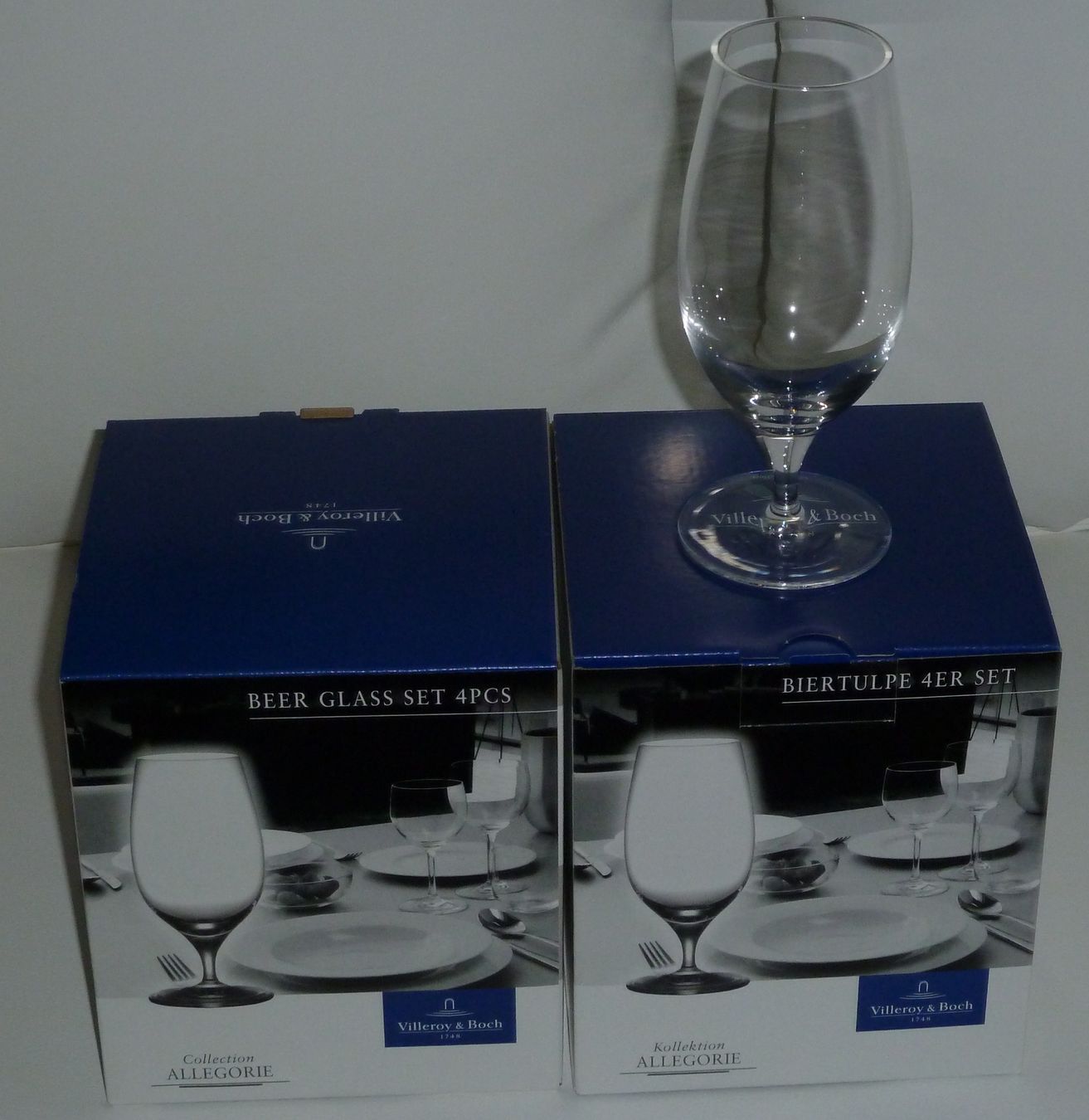 Villeroy & Boch Bicchieri: Biertulpen 4er-Set von Villeroy & Boch – Nuovo e nell'imballaggio originale da Wagenhausen venduto da M.Sieg