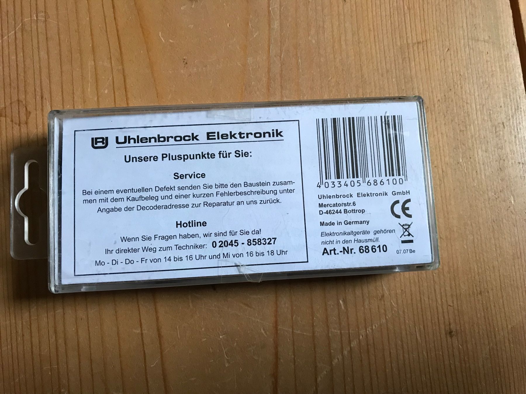Uhlenbrock Modelleisenbahnen: uhlenbrock 68610, infrarot empfänger – Gebraucht aus liestal von makai05 1