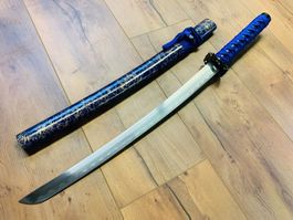 Wakizashi Katana Schwert Tanto BLAU 78cm
