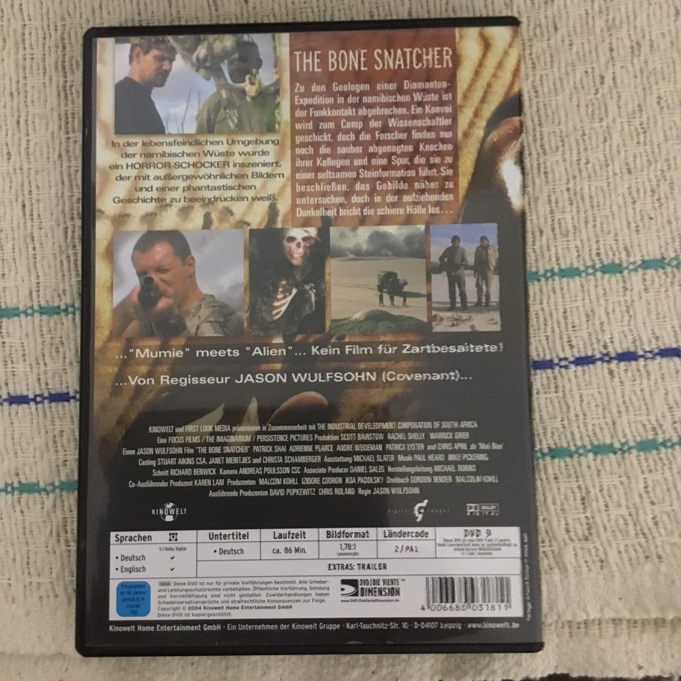 Tutti i DVDs: The Bone Snatcher - Dvd – Nuovo (secondo la descrizione) da Blauen venduto da berlingo65 1