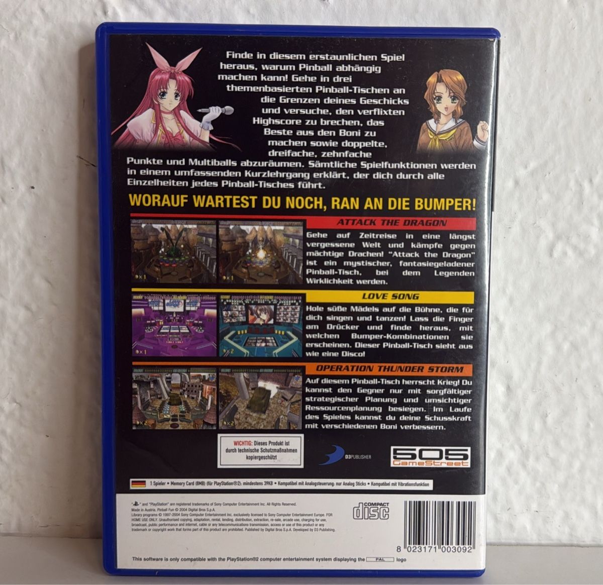Sony Giochi: Pinball Fun PS2 Game + Manual - Great Condition! – Usato da Ehrendingen venduto da bubulence 1