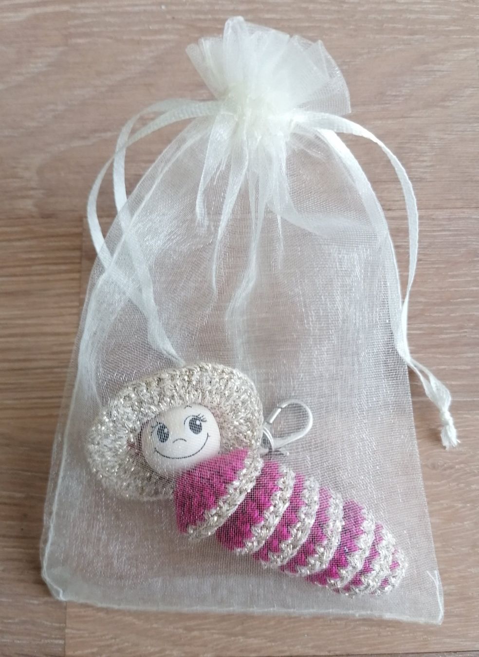 Tutte le decorazioni: Handgemacht Glückswürmchen 6 Stück Pink – Nuovo e nell'imballaggio originale da Rümlang venduto da TRICE67 4