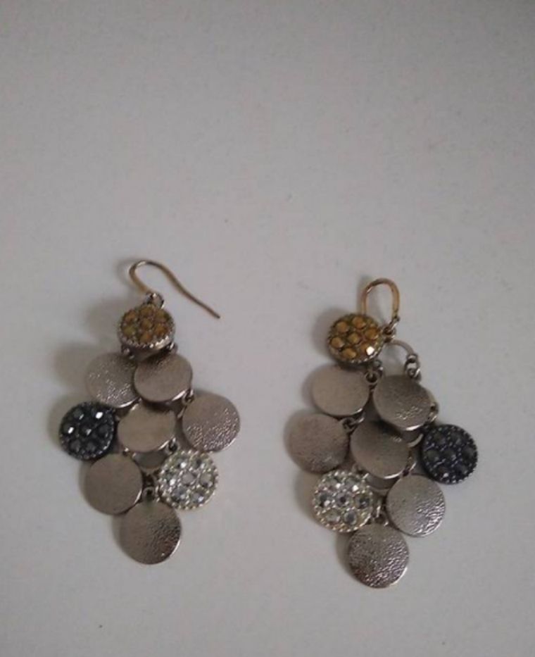 Orecchini pendenti & Orecchini a lobo: Elegant Multi-Stone Disc Dangle Earrings! – Usato da Dübendorf venduto da LoRi-2026