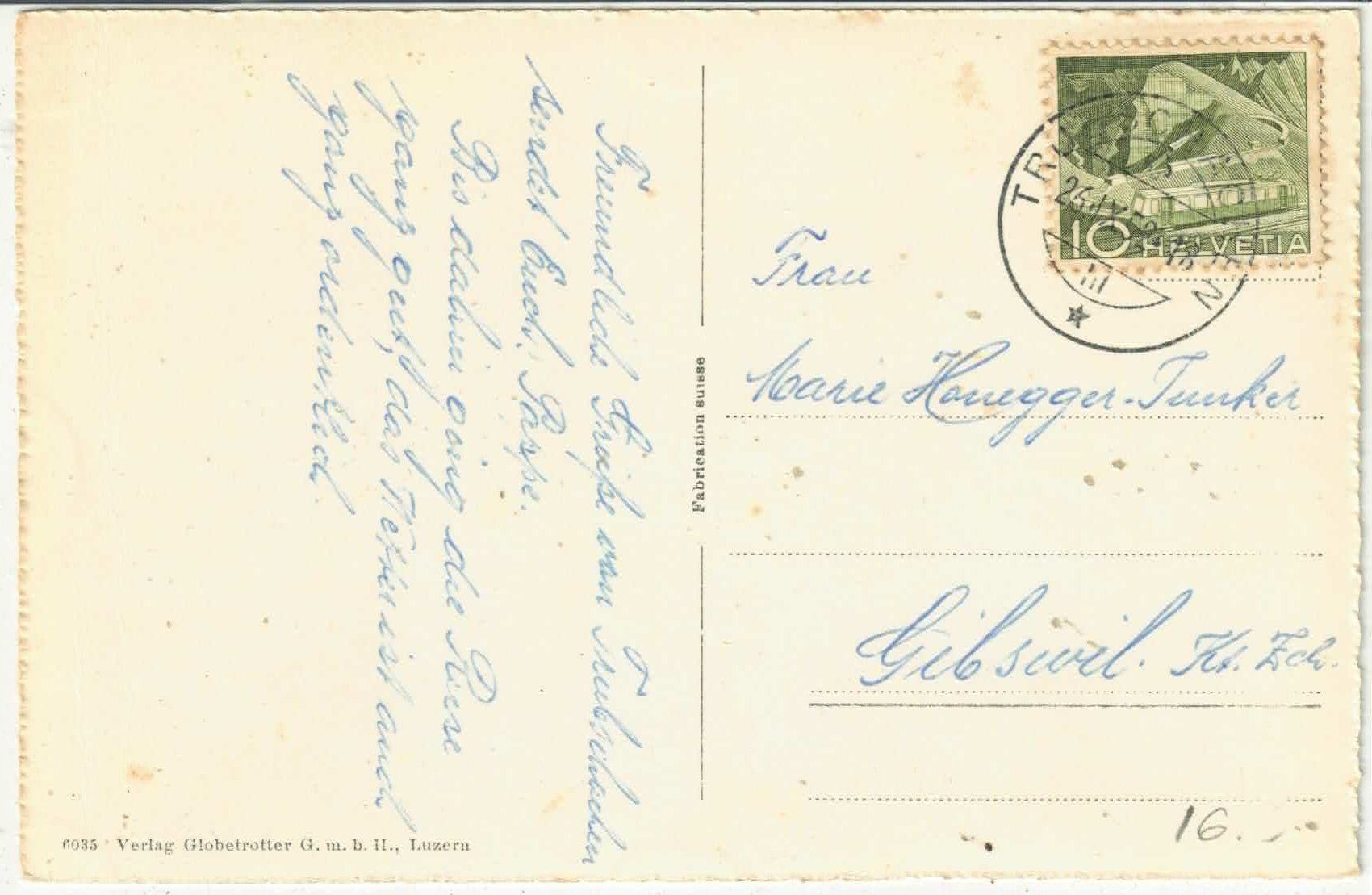 Cartoline postali: Trubschachen - Flugaufnahme – Usato da Ettingen venduto da Kartenplanet 1