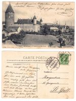 Bulle, le Château et Institut de Ste-Croix