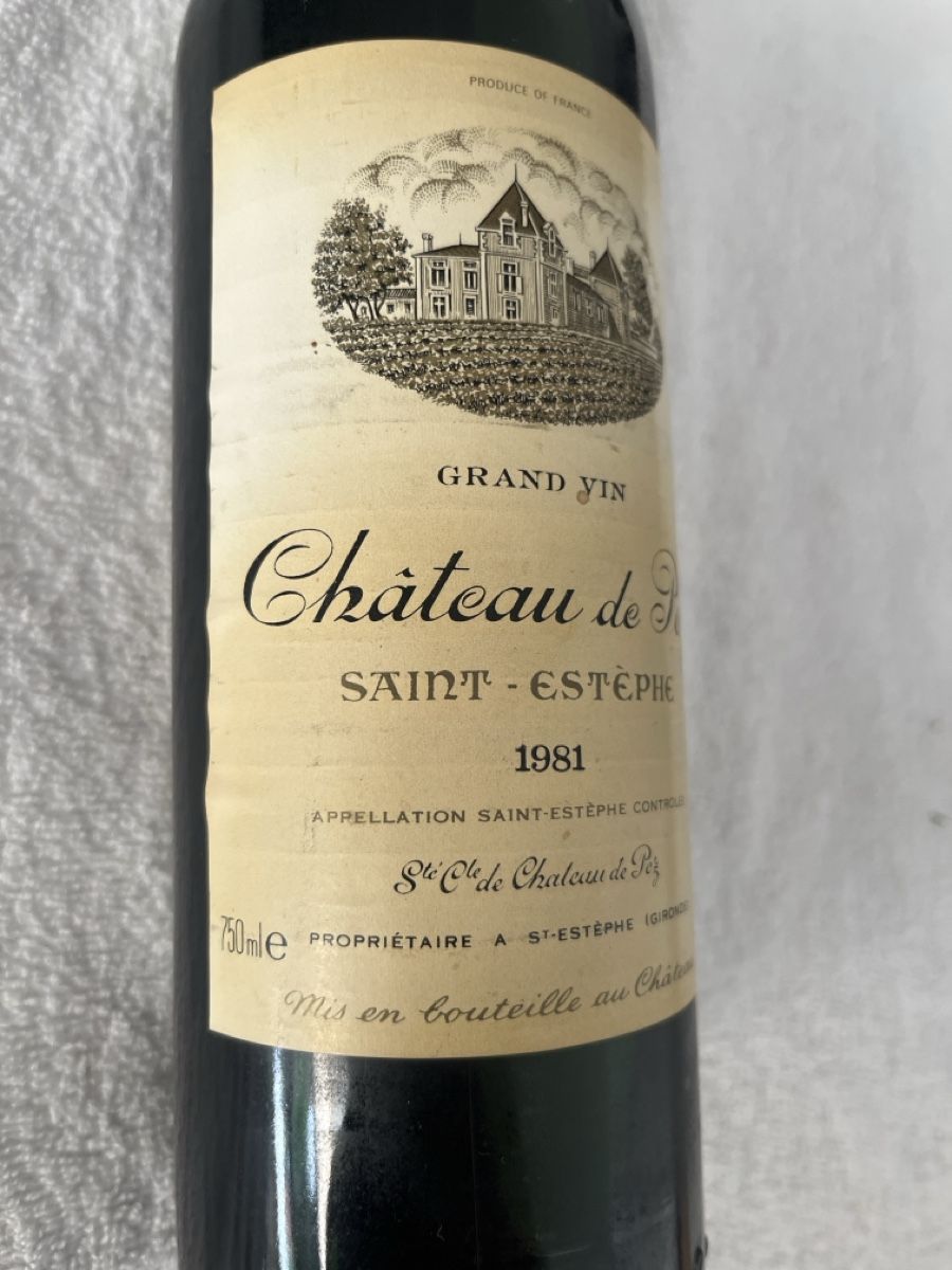 Vins: Rotwein Château de Pez Saint-Estèphe 1981 – Neuf avec emballage d'origine à Gockhausen par London95 2