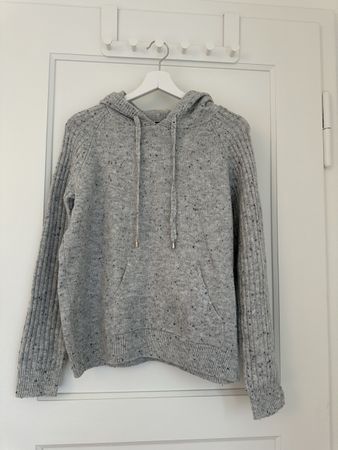 Kapuzenpullover Grau Grösse M