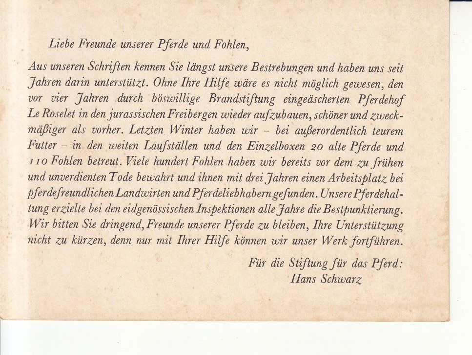 Cartoline postali: Les Roselet ca. 1970 – Usato da Bürglen TG venduto da StampGraf 1