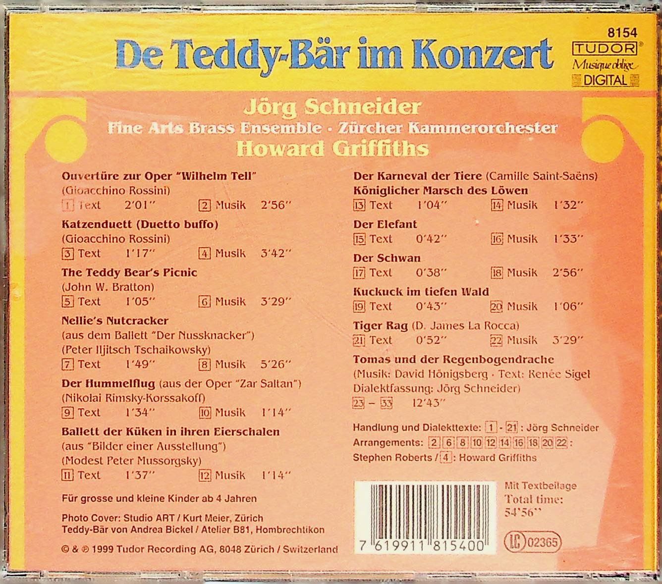 CDs: CD De Teddy-Bär im Konzert / Jötg Schneider – D'occasion à Reitnau par Zaomir 1