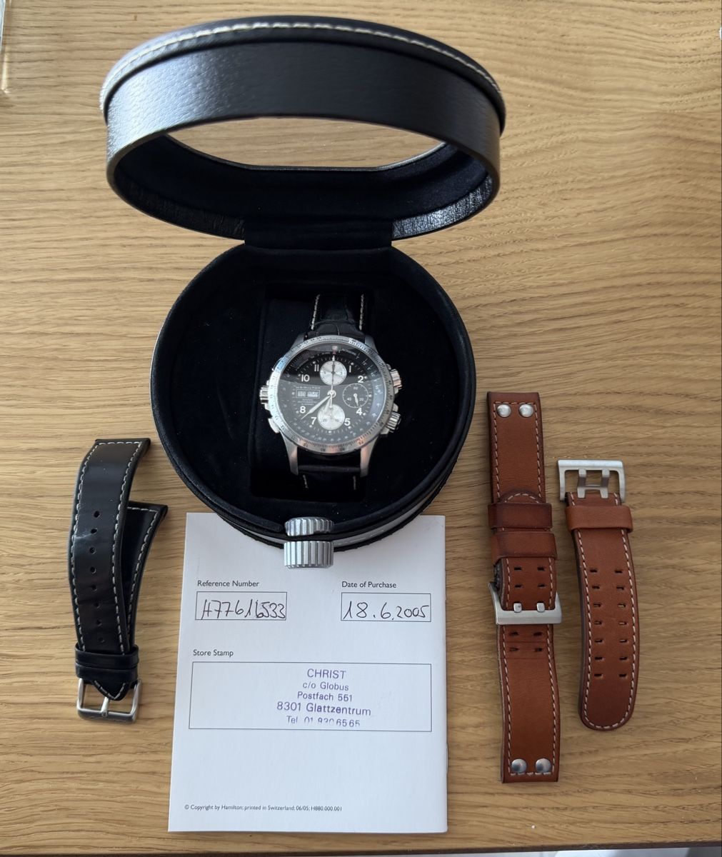 Hamilton Uhren: Hamilton Khaki Automatic X-Wind Chronograph gebraucht – Gebraucht aus Sennwald von robbo911 2