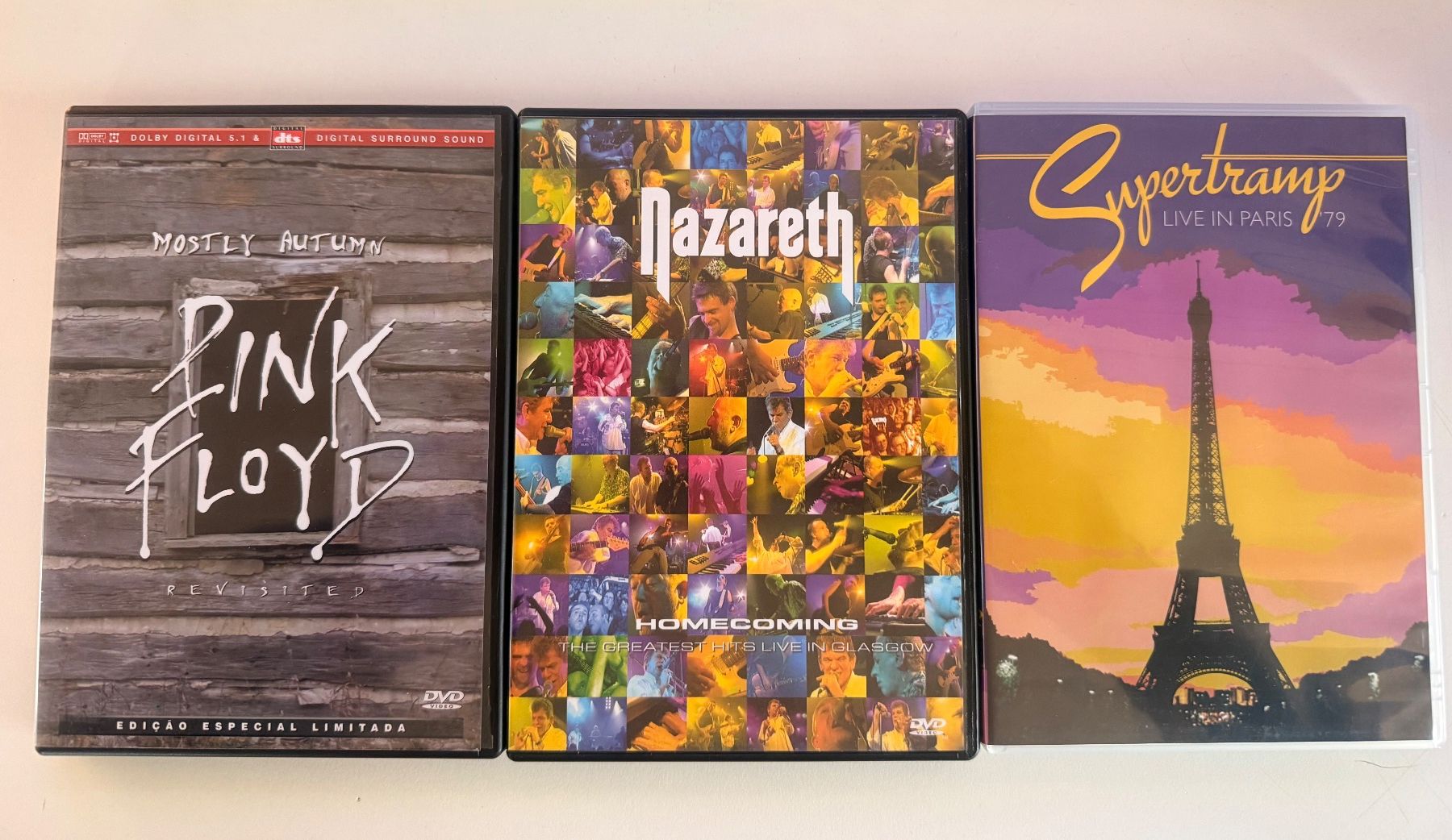 Alle DVDs: 3 X DVD Supertramp Nazareth Pink Floyd – Gebraucht aus Fehraltorf von Djrog