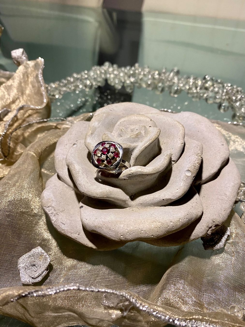 Ringe: WEISSGOLDRING/BRILLANTEN & RUBINEN – Neu (gemäss Beschreibung) aus Eschenbach SG von Lady020 1