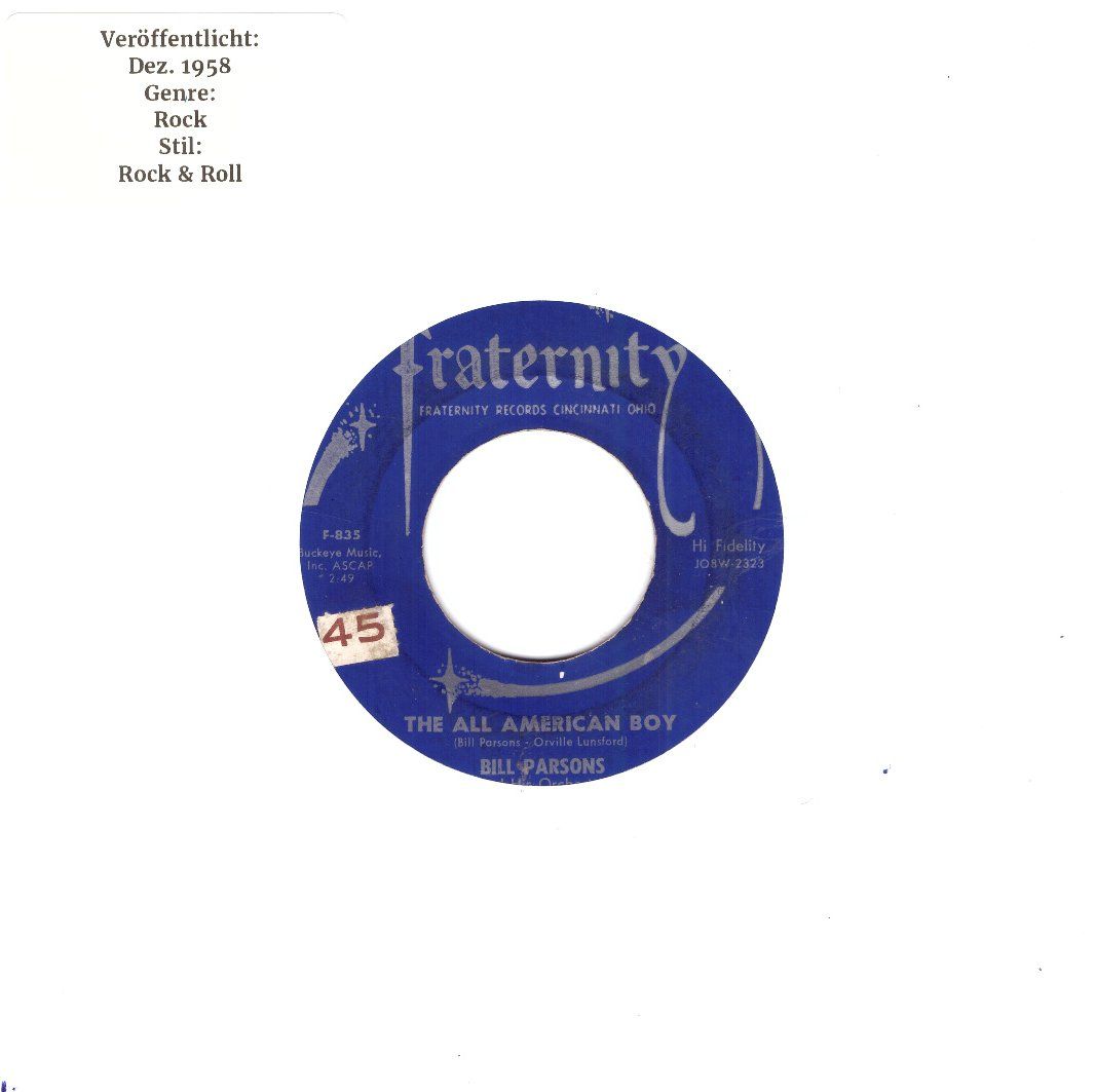 Dischi in vinile: BILL PARSONS – Usato da Bassersdorf venduto da house-of-vinyl