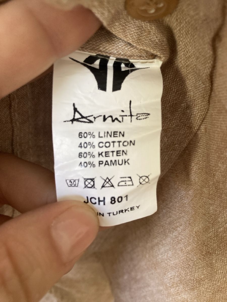Hemden: Herren Hemd L 60% Leinen 40% Baumwolle – Gebraucht aus Zürich von selectionboutique 2