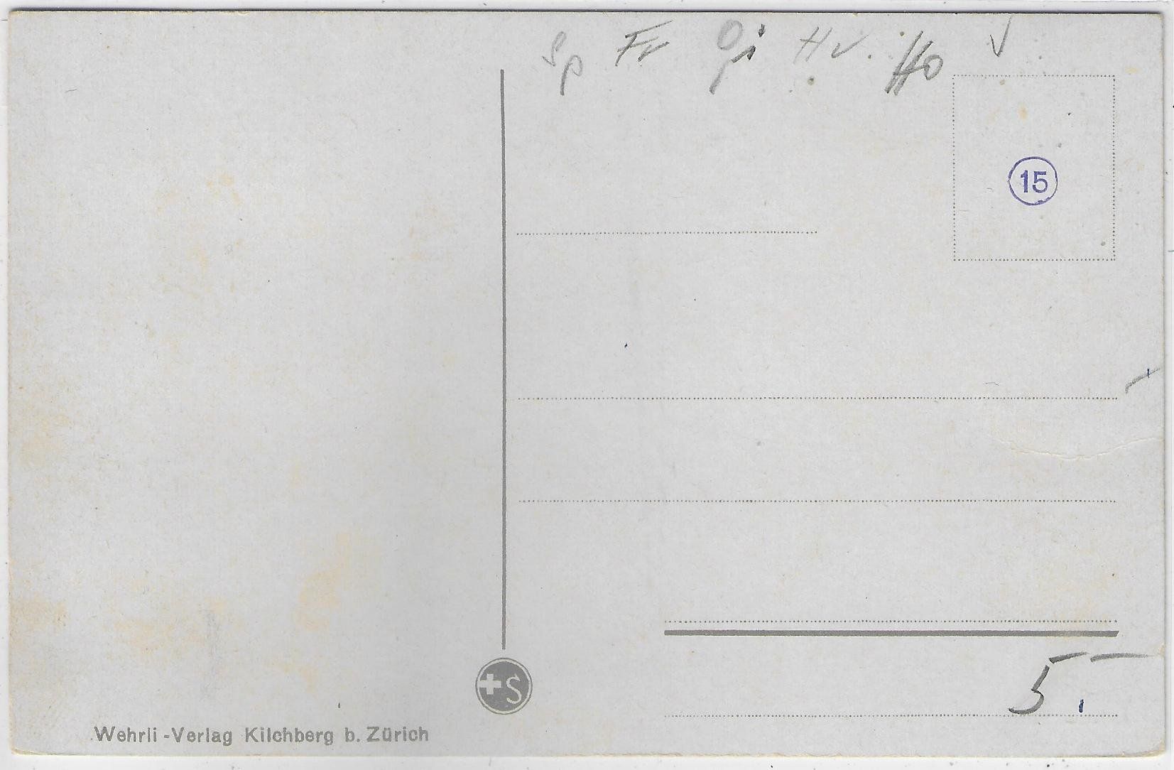 Ansichtskarten: Panorama Walensse Weesen - Litho – Gebraucht aus Ettingen von Kartenplanet 1