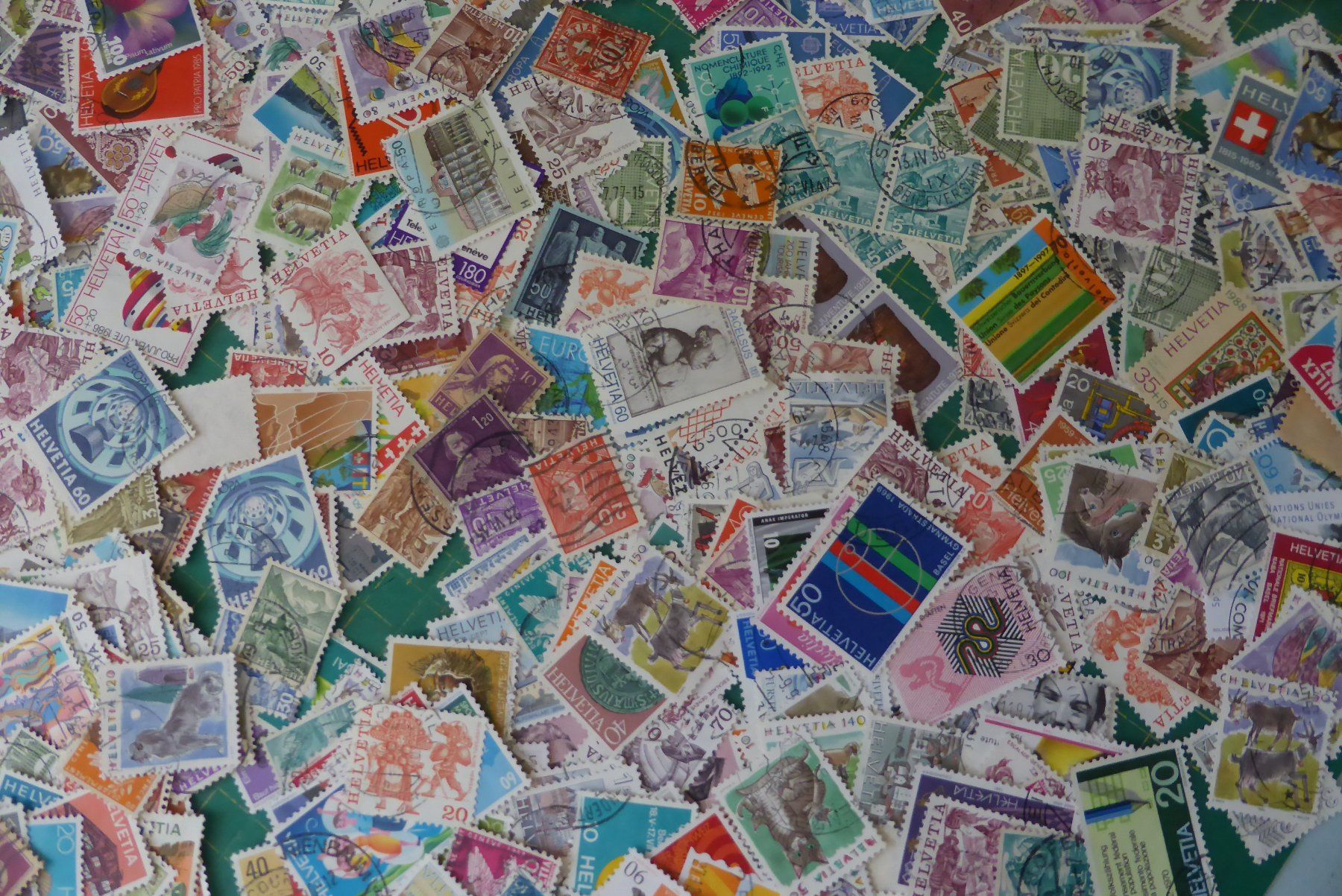 Tutti i francobolli: Posten abgelöster CH Marken - 100 gr. – Usato da Brunnadern venduto da lesezirkel 6