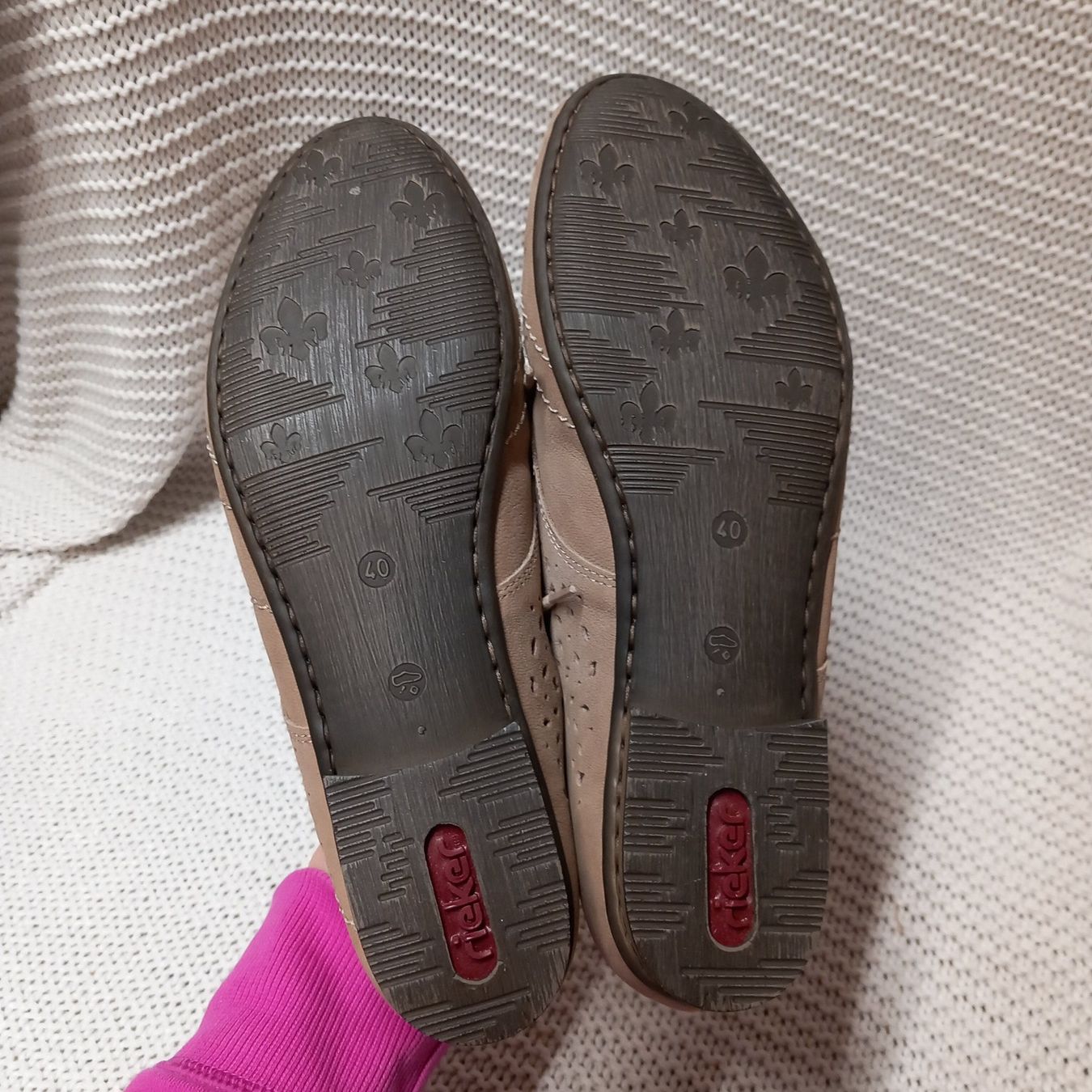 Rieker Scarpe da donna: Rieker Leder -Halbschuhe Gr.40 – Nuovo (secondo la descrizione) da Gwatt (Thun) venduto da umwelt-brocki 5