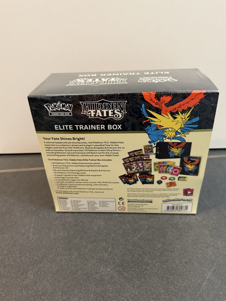 Pokémon Carte collezionabili: Pokemon Hidden Fates Elite Trainer Box – Nuovo e nell'imballaggio originale da Dulliken venduto da speed110 1