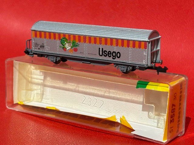 Modellini di ferrovie: Güterwagen USEGO, Modelleisenbahn, Spur N – Usato da Zürich venduto da 2bis