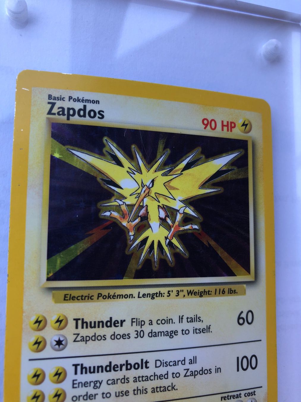 Sammelbilder & Trading cards: Zapdos Holo Base set - PL - ab 1.- – Gebraucht aus Giubiasco von dan_pr8b 3