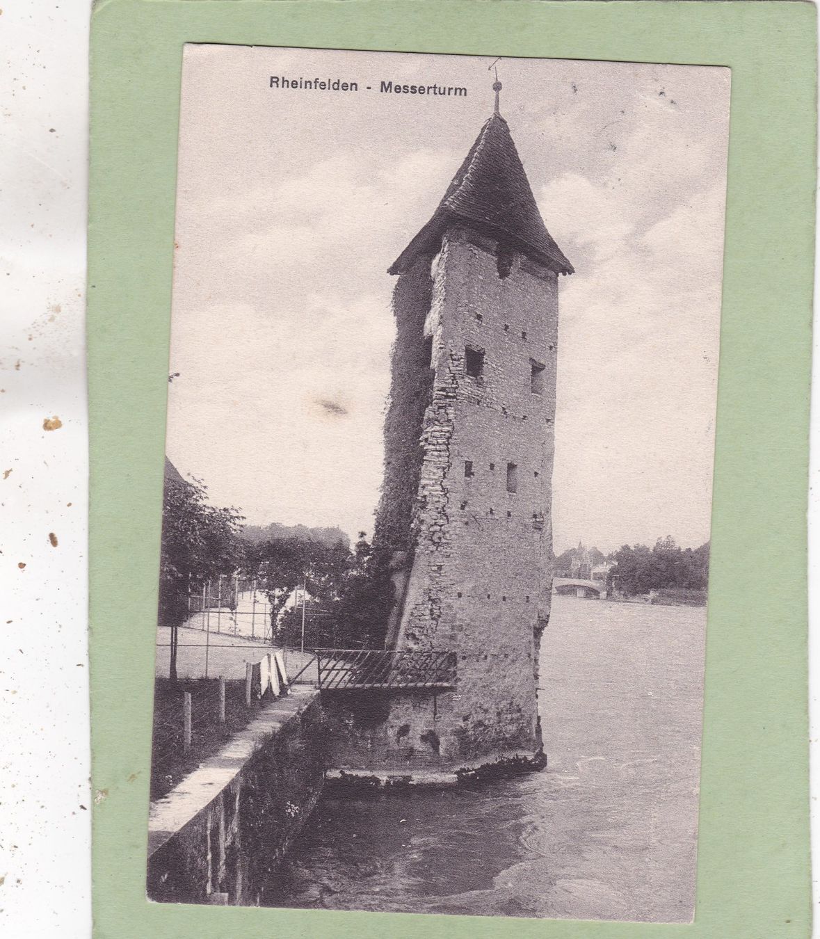 Cartoline postali: Rheinfelden Messerturm 1916 – Usato da Herisau venduto da Lisegrat2008