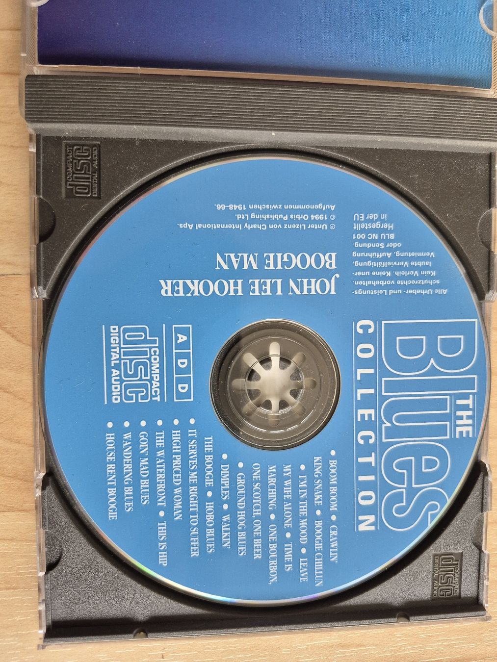 CD: John Lee Hooker - Boogie Man - The Blues Collection CD – Usato da Bern venduto da Roibusch 1