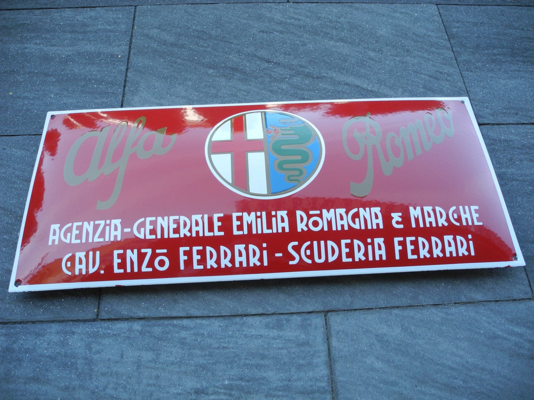 Ecriteaux: ALFA ROMEO EMAILSCHILD – Neuf (Voir description) à Reinach AG par Huckleberrysix 4