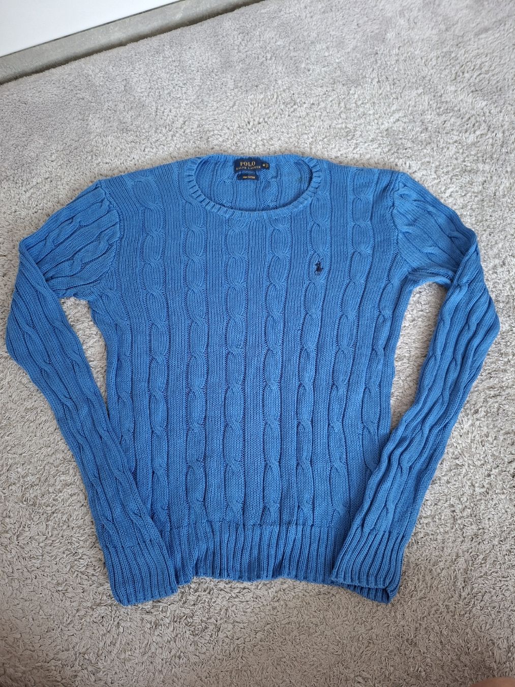 Ralph Lauren Maglioni & Felpe: Pull tPolo Ralph Lauren torsadé bleu taille M – Usato da Renens VD venduto da ser_j2fn