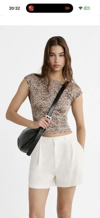 Damen Oberteil Leopardenprint Grösse S neu