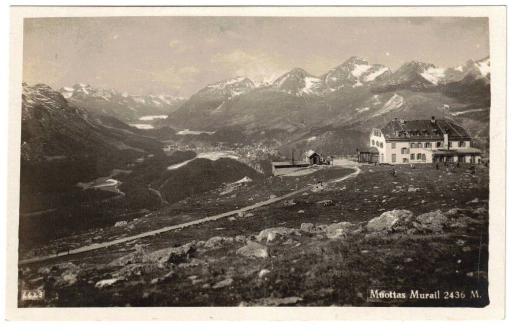 Cartoline postali: St. Moritz - Standseilbahn Muottas Muragl Bergstation – Usato da Binningen venduto da Mountainrider