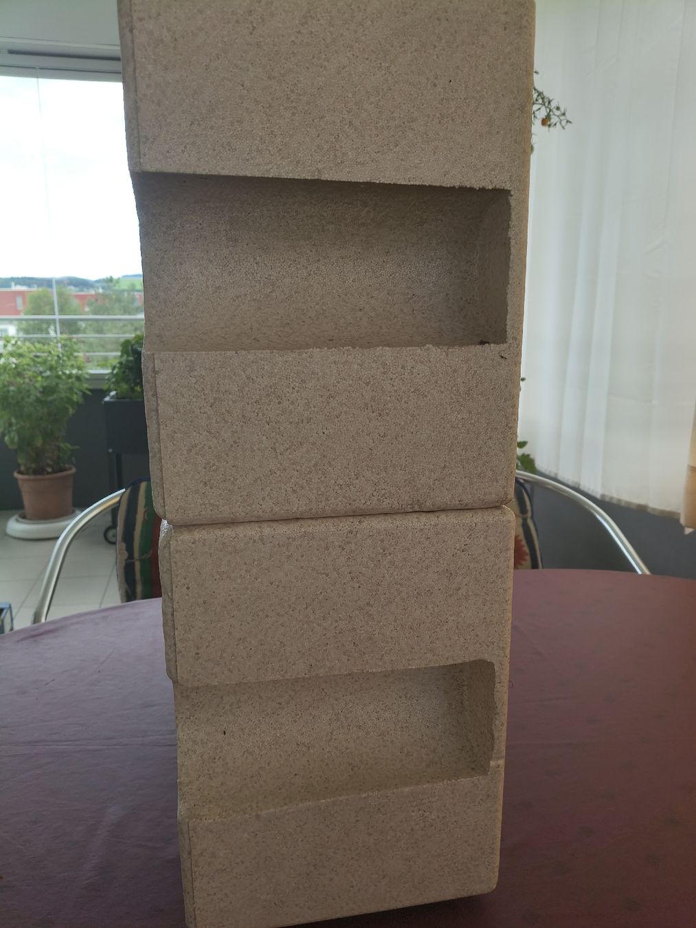 Étagères:  Styropor Flaschenregal, beige, 5 Stück – D'occasion à Zug par alm_7hyh 1
