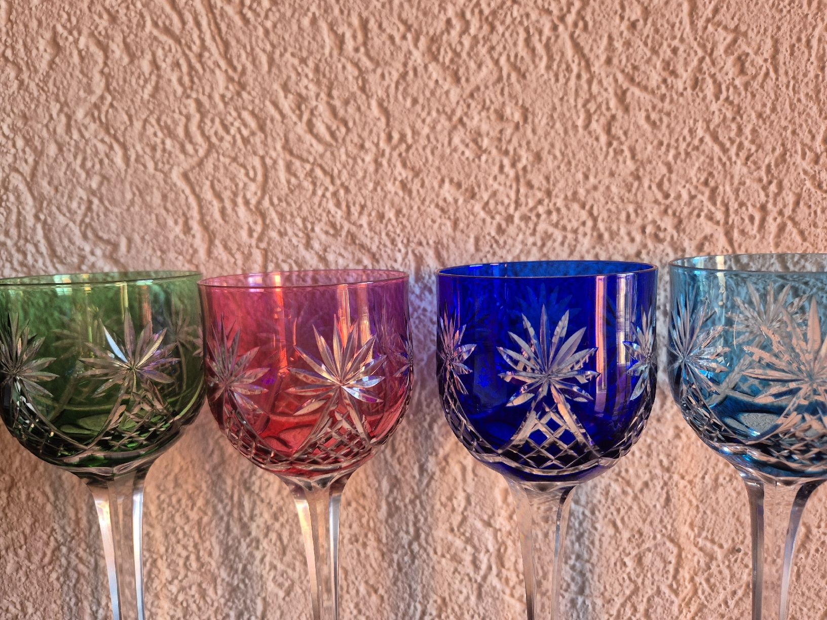 Bicchieri: 4 verres val saint lambert en crystal – Usato da Cossonay-Ville venduto da bricbroc 1