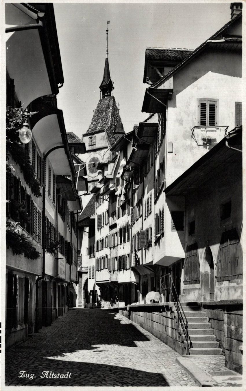 Ansichtskarten: Zug. Altstadt – Gebraucht aus Bronschhofen von Astore