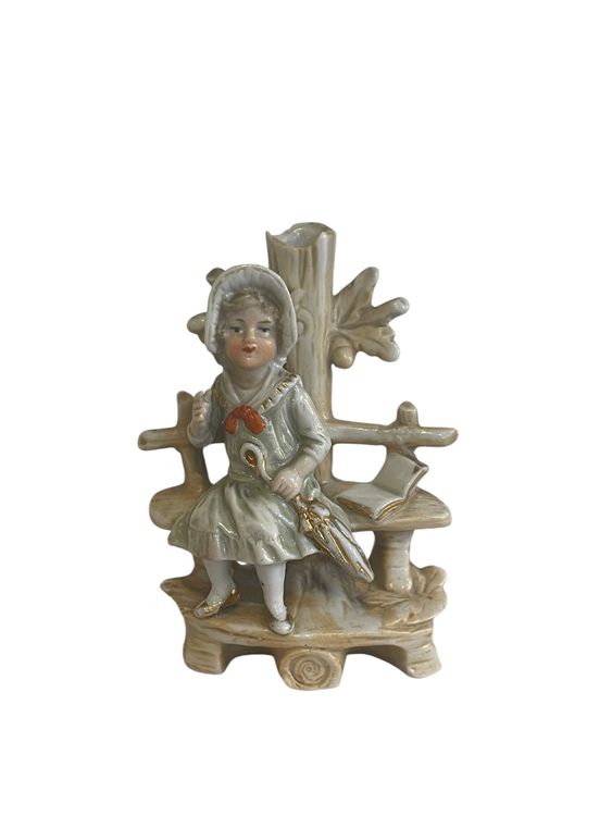 Egan Goofi Statuina In Ceramica – Piccola, Colore Avorio, Personaggio Ironico E Collezionabile
