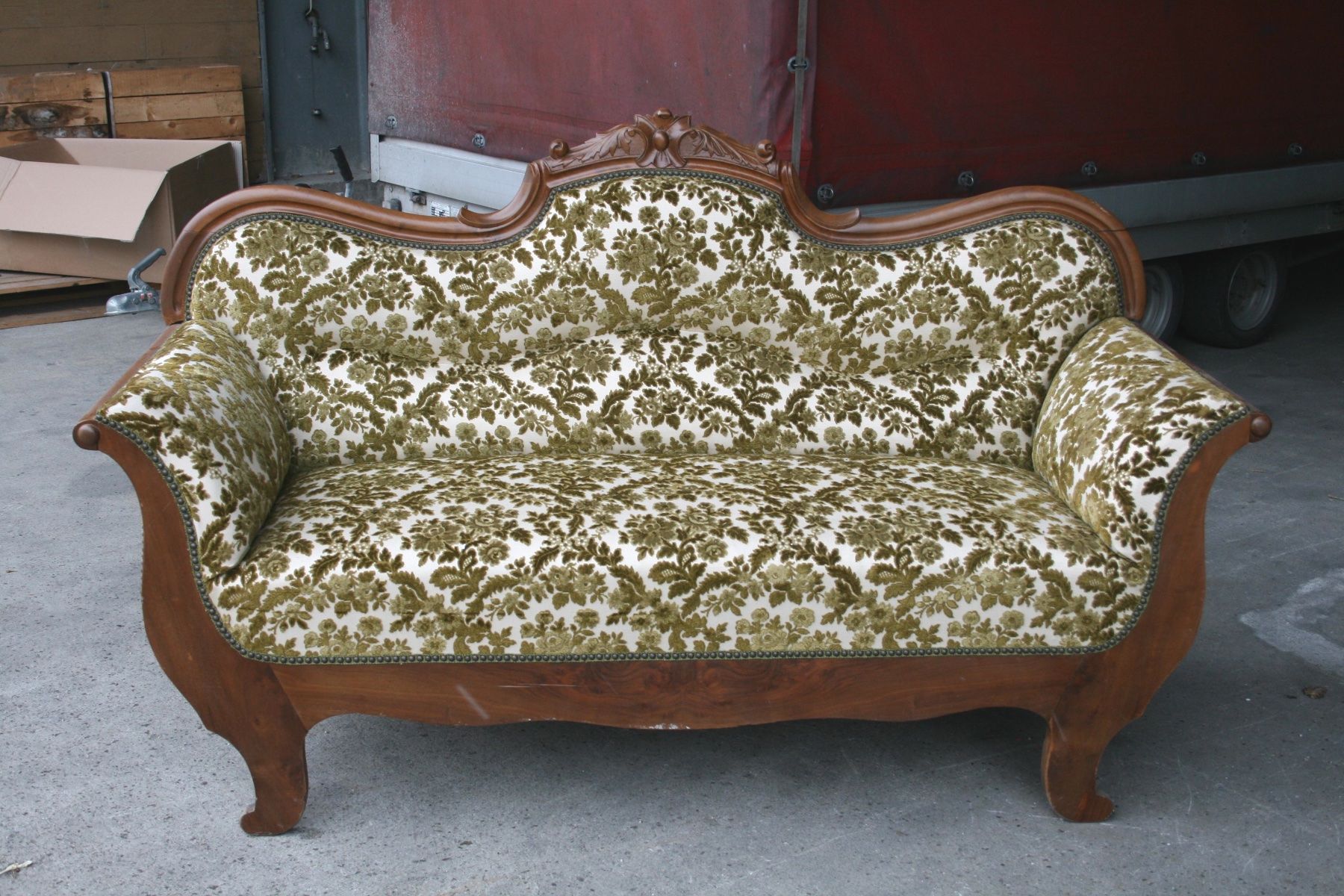 Divani: Altes sehr schönes Biedermeier Sofa – Usato da Schaffhausen venduto da Kartenprofi