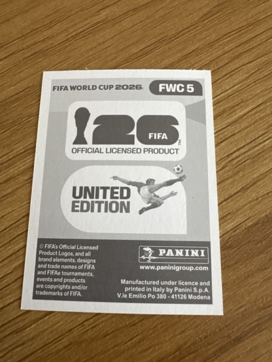 Panini Cartes à collectionner: Panini FWC 5 – Neuf (Voir description) à Breil/Brigels par joz_v2bw 1