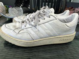 Adidas Sneakers Weiss Gr. 40, Leder, Frühling/Sommer 2024