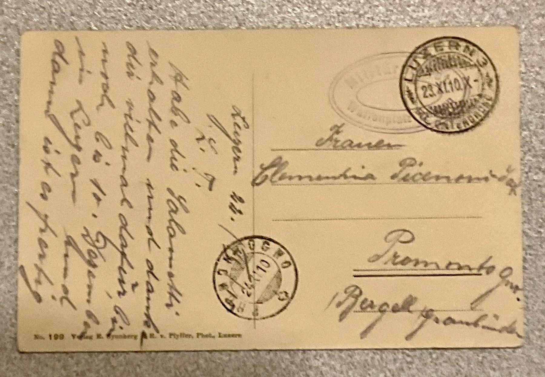 Cartoline postali: SCHWEIZER ARMEE GEFECHTSCHIESSEN , Waffenplatz Luzern, 1910 – Usato da schlieren venduto da Retton 1