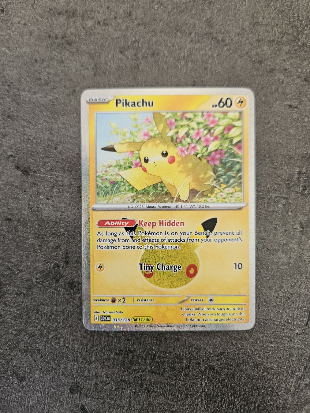 Pokémon Sammelbilder & Trading cards: Pickachu 30C EN 033/128 30th Celebration  – Neu (gemäss Beschreibung) aus Aarau von san_pb85