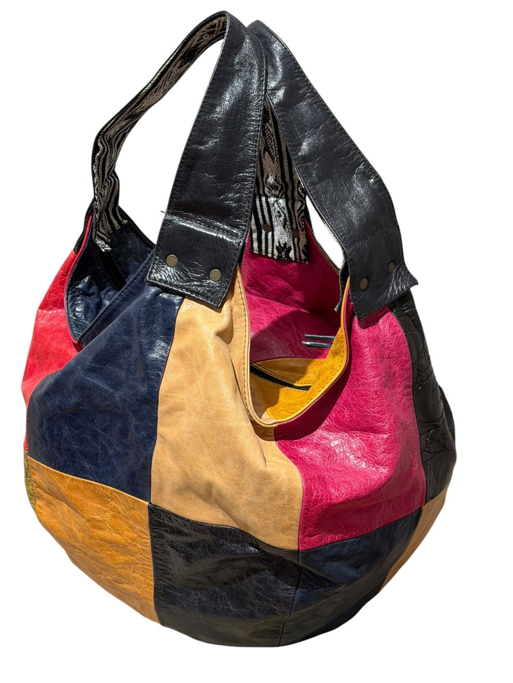 Borse da donna: ZÜR TASCHE ECHT LEDER PATCHWORK MEGA – Usato da LUZERN venduto da modeundlifestyle 3